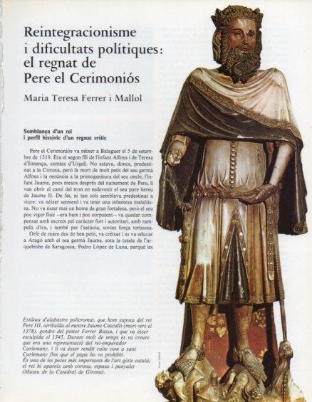 LAMINA V14615: Estatua d'alabastre del rei Pere III
