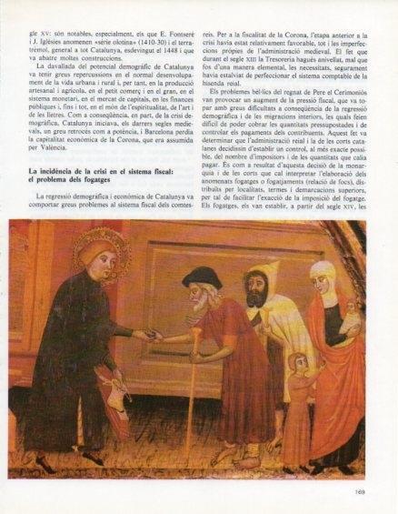 LAMINA V14663: Detall retaule de Sant Antoni, per Jaume Serrra