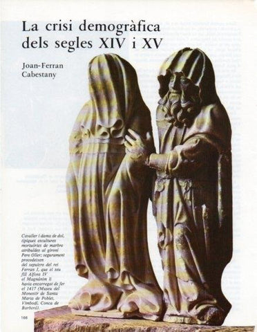 LAMINA V14661: Caballer i dama de dol escultures atribuides a Pere Oller