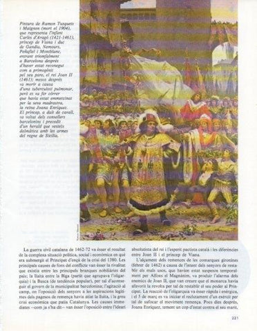 LAMINA V14689: Carles d'Arago entrant triomfant a Barcelona per R. Tusquets i Maigmon