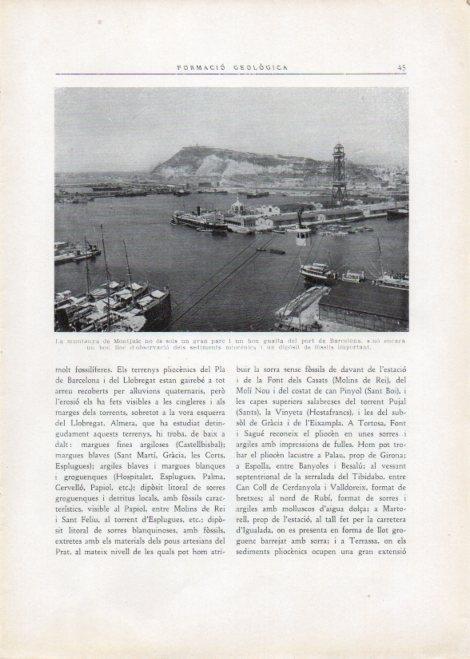 LAMINA V15086: Vista aeria de Montjuic i el port de Barcelona