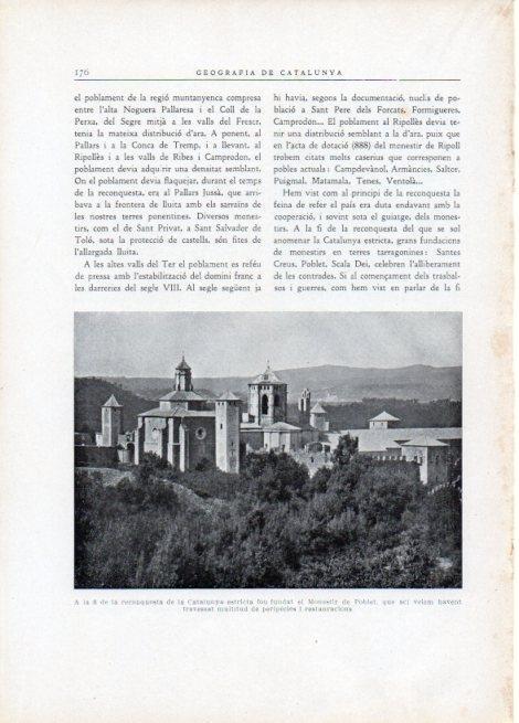 LAMINA V15113: Vista del Monestir de Poblet