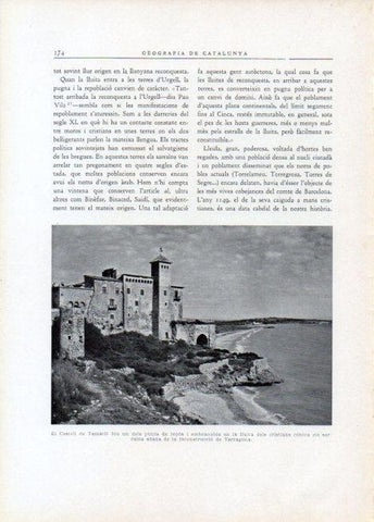 LAMINA V15112: Vista del Castell de Tamarit