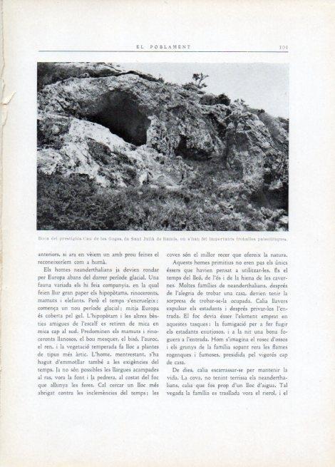 LAMINA V15108: Boca del Cau de les Goges de Sant Julia de Ramis