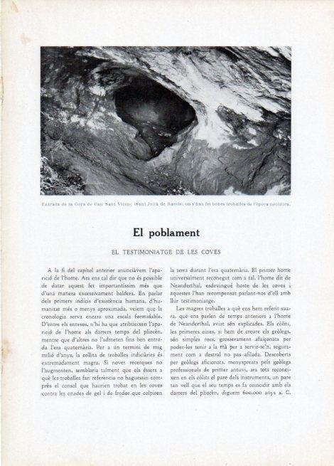 LAMINA V15107: Entrada de la Cova de Can Sant Vicenç a Sant Juilia de Ramis