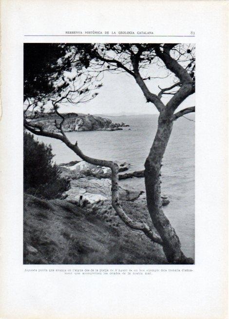 LAMINA V15102: Vista des de la platja de S'Agaro