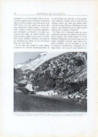 LAMINA V15099: Cascada i forat d'Aigualluts