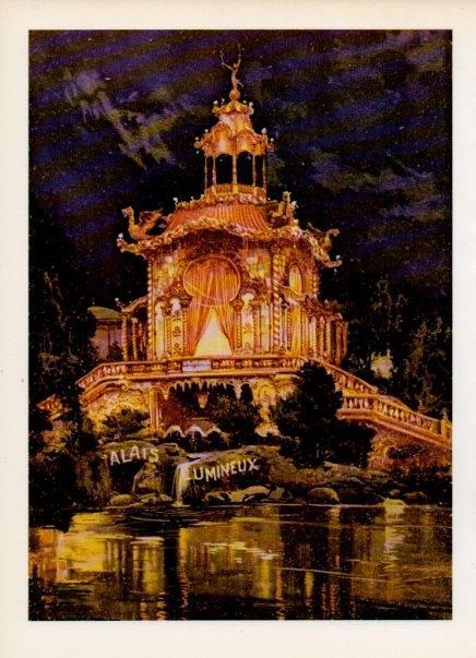 LAMINA V15050: Palacio Luminoso en la Exposicion de Paris