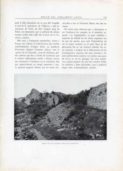 LAMINA V15116: Muralles iberiques d'Olerdola