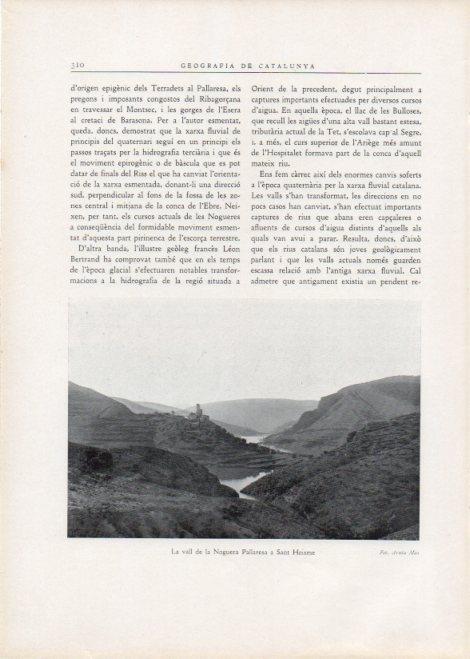 LAMINA V15170: La Vall de la Noguera Pallaresa a Sant Hoisme
