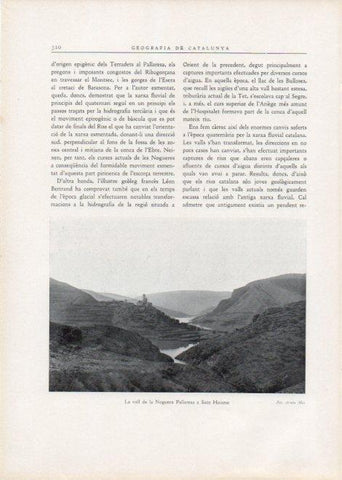 LAMINA V15170: La Vall de la Noguera Pallaresa a Sant Hoisme