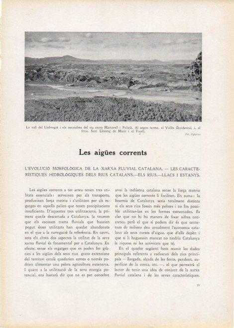 LAMINA V15164: La vall del Llobregat i els meandres entre Martorell y Palleja