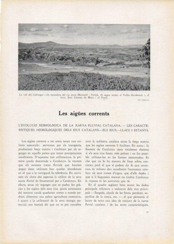 LAMINA V15164: La vall del Llobregat i els meandres entre Martorell y Palleja