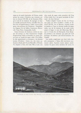 LAMINA V15158: Vista de les Muntanyes de Sant Llorenç dels Morunys