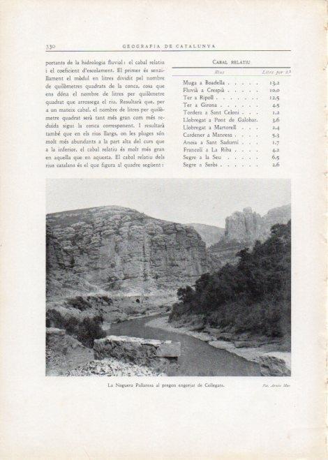LAMINA V15179: La Noguera Pallaresa al pregon engorjat de Collejats