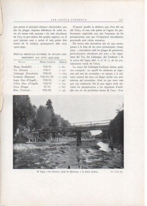 LAMINA V15178: El Segre a les Ferreres prop de Queixans