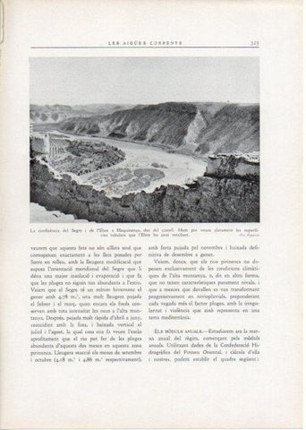 LAMINA V15177: La confluencia del Segre i de l'Ebre a Mequinença des del Castell