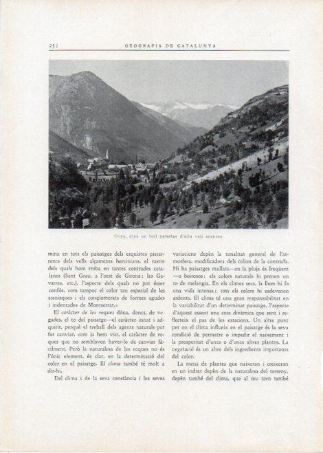 LAMINA V15144: Vista aeria Unya, Vall aranesa
