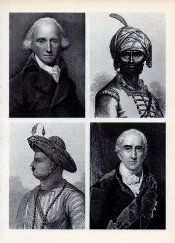 LAMINA V14941: Warren Hastings, Hyder Ali y Richard Wellesley