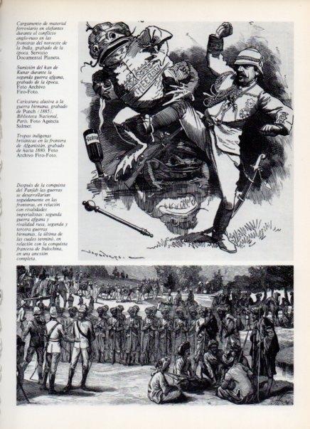 LAMINA V14943: Caricatura de la guerra birmana grabado de Punch