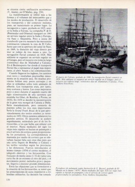 LAMINA V14950: Puerto de Calcuta grabado de 1880