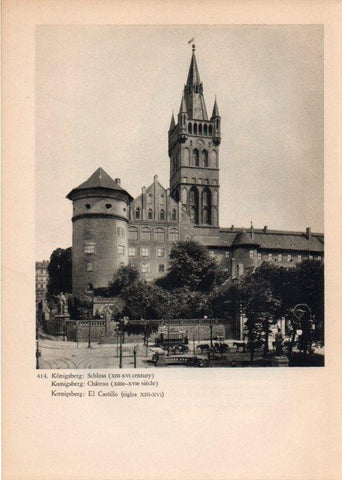 LAMINA V14898: El Castillo de Konigsberg