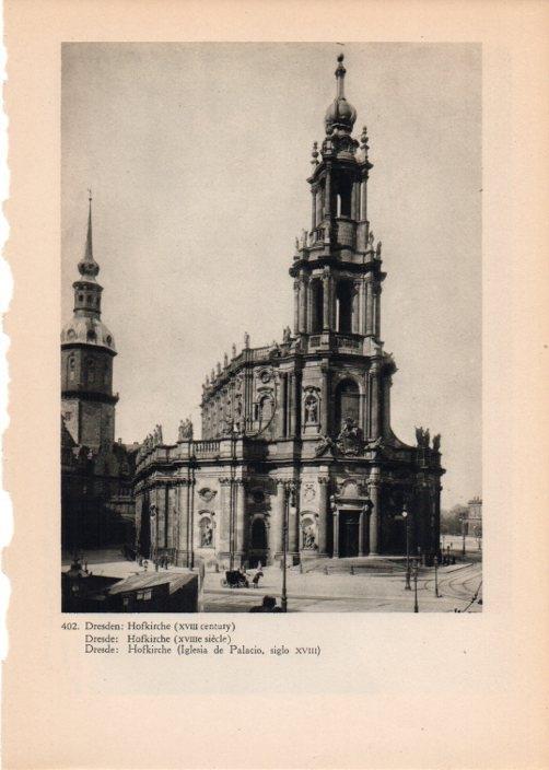 LAMINA V14893: Hofkirche en Dresde