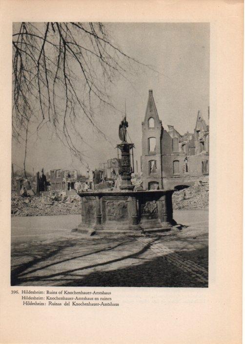 LAMINA V14890: Ruinas del Knochenhauer-Amtshaus en Hildesheim