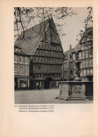 LAMINA V14889: Knochenhauer-Amtshaus en Hildesheim