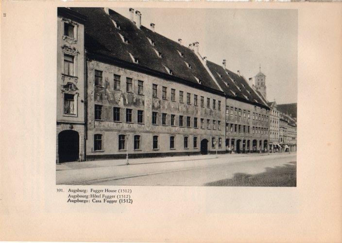 LAMINA V14888: Casa Fugger en Augsburgo