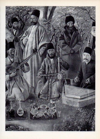 LAMINA V14918: Musicos persas por Kemal ul-Mulk