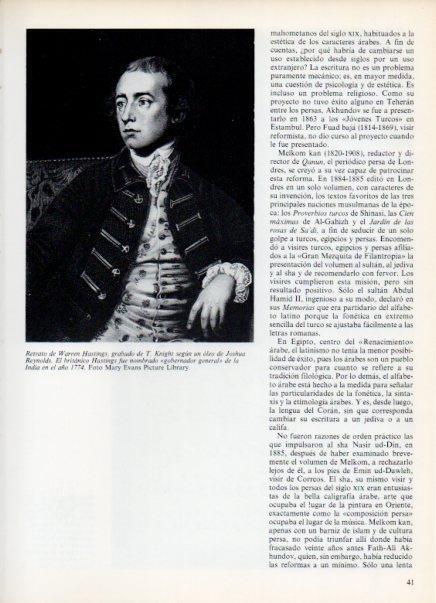 LAMINA V14914: Retrato de Warren Hastings por T. Knight