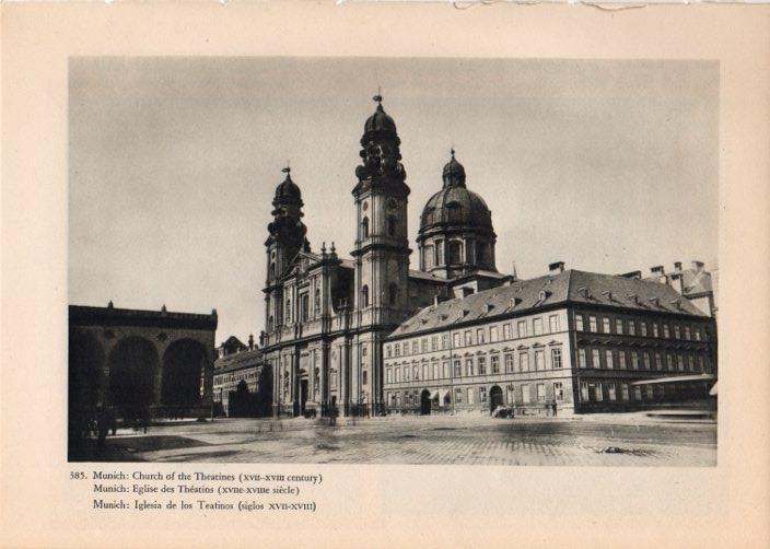 LAMINA V14886: Iglesia de los Teatinos en Munich