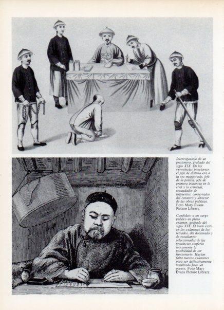 LAMINA V15004: Interrogatorio de un prisionero grabado siglo XIX