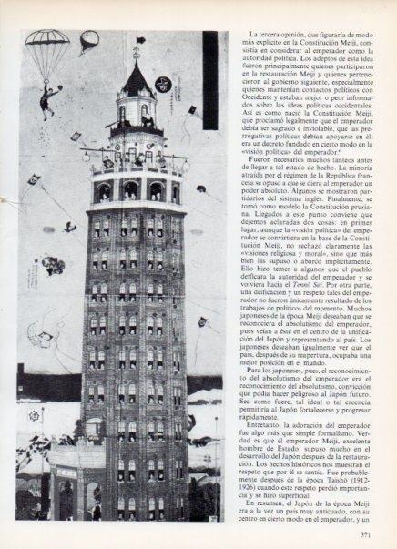 LAMINA V15031: Rascacielos en Tokyo en 1890 grabado de K. Ichijo