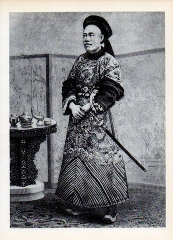 LAMINA V15028: Tseng ministro chino en Paris