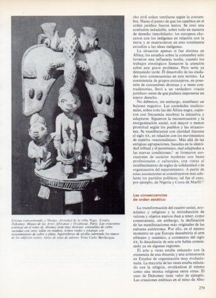 LAMINA V15000: Estatua de Shango de la tribu Nago 