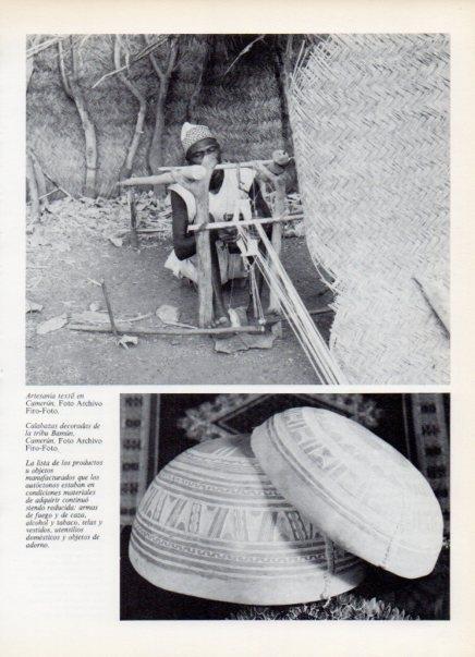 LAMINA V14999: Artesano textil en Camerun