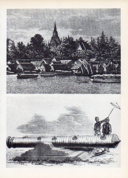 LAMINA V14994: Vista de Phnom Penh en 1884