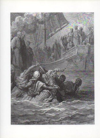 LAMINA V16152: Las Cruzadas. Ilustracion de Gustavo Dore. Modelo 268