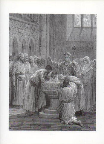 LAMINA V16145: Las Cruzadas. Ilustracion de Gustavo Dore. Modelo 261