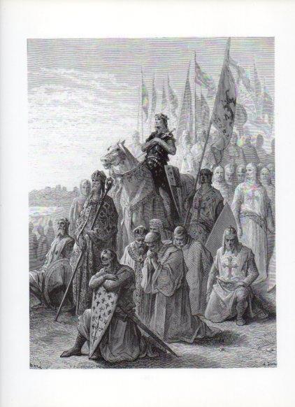 LAMINA V16144: Las Cruzadas. Ilustracion de Gustavo Dore. Modelo 260