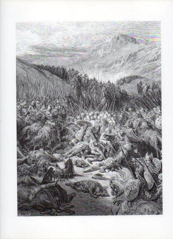 LAMINA V16128: Las Cruzadas. Ilustracion de Gustavo Dore. Modelo 244