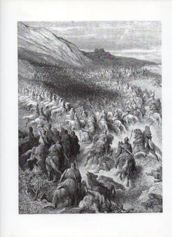 LAMINA V16127: Las Cruzadas. Ilustracion de Gustavo Dore. Modelo 243