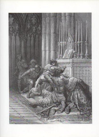 LAMINA V16157: Las Cruzadas. Ilustracion de Gustavo Dore. Modelo 273