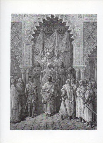 LAMINA V16169: Las Cruzadas. Ilustracion de Gustavo Dore. Modelo 285