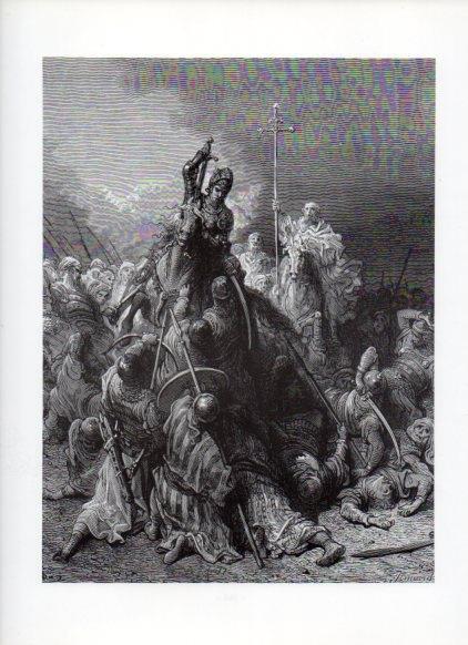 LAMINA V16164: Las Cruzadas. Ilustracion de Gustavo Dore. Modelo 280