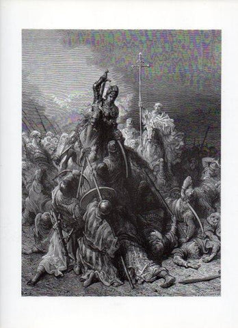 LAMINA V16164: Las Cruzadas. Ilustracion de Gustavo Dore. Modelo 280