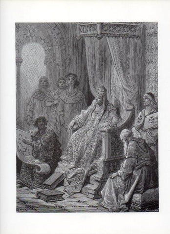 LAMINA V16160: Las Cruzadas. Ilustracion de Gustavo Dore. Modelo 276