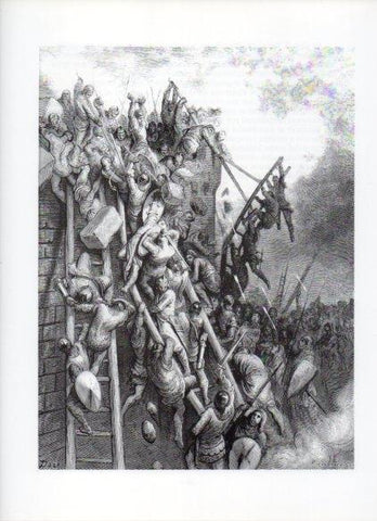 LAMINA V16090: Las Cruzadas. Ilustracion de Gustavo Dore. Modelo 206